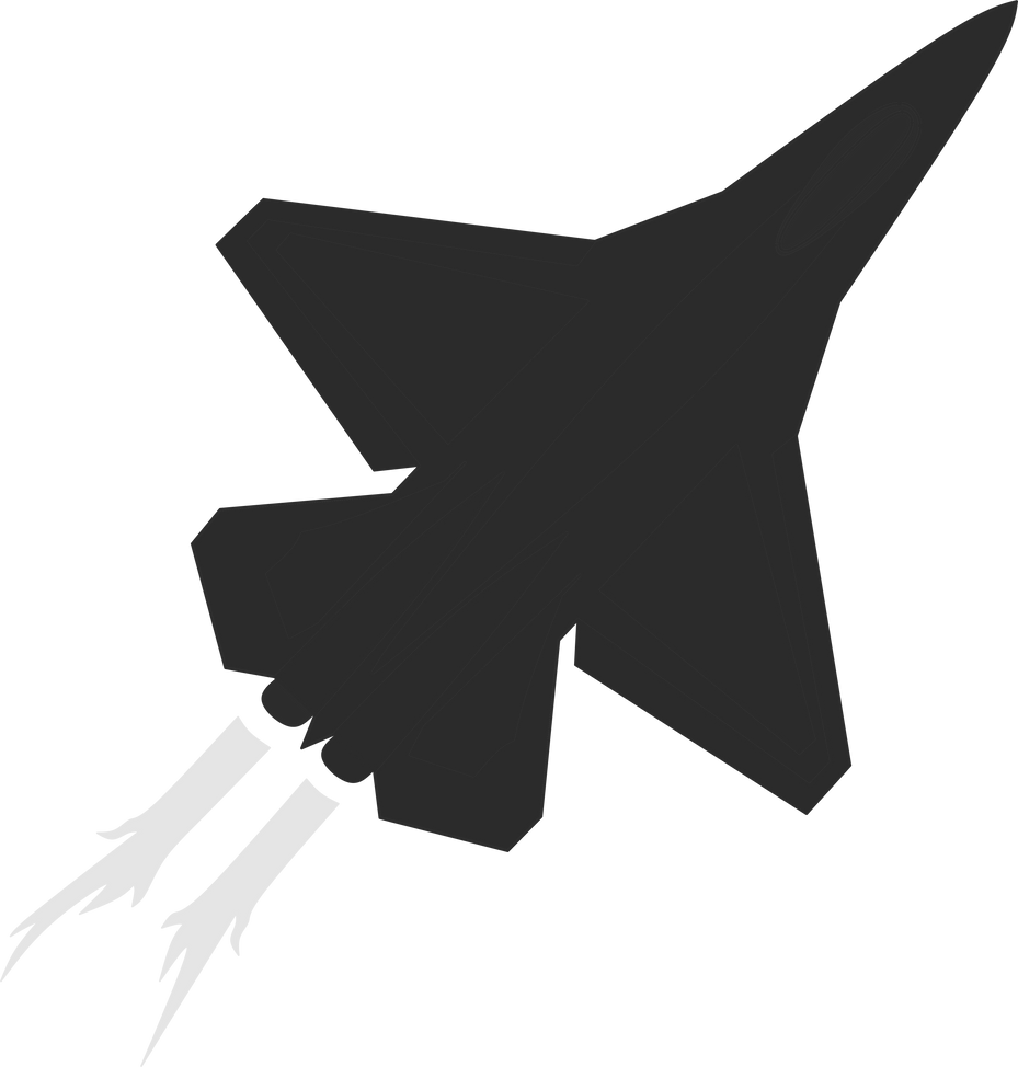 Fighter aircraft Silhouette